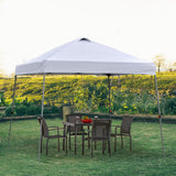 easycomfort easycomfort gazebo pieghevole 3x3m da giardino ed esterno in metallo e tessuto oxford bianco ean 8055776910901