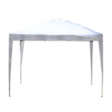 easycomfort easycomfort gazebo struttura in acciaio pieghevole rivestimento tessuto oxford bianco 3x3m ean 8054144132853