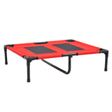 easycomfort easycomfort lettino per cani e gatti fino 18kg cuccia brandina rossa e nera 78x68cm ean 8054111844154