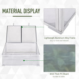 easycomfort easycomfort mini serra da giardino e casa tetto apribile 3 livelli alluminio e pc ean 8054111844840