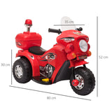 easycomfort easycomfort moto elettrica 6v per bambini 18 36 mesi con 3 grandi ruote luci e suoni realistici rosso 80x35x52cm
