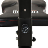 easycomfort easycomfort panca per addominali pieghevole con imbottitura nera e rossa ean 8054144138978