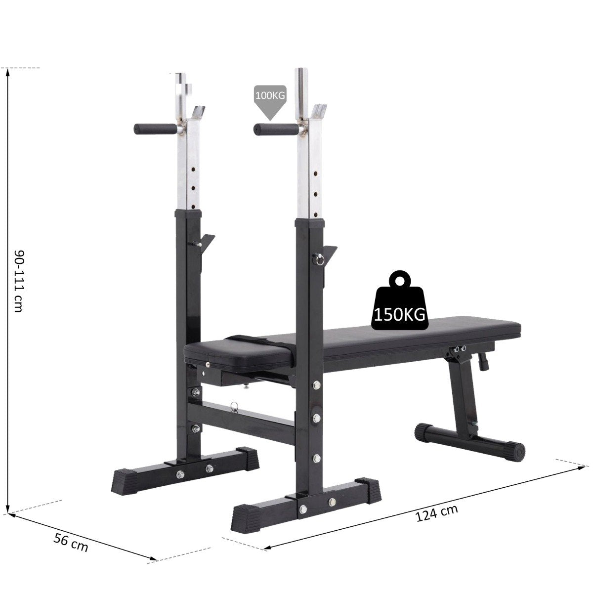 easycomfort easycomfort panca pesi pieghevole per palestra e home gym ean 8054111845496