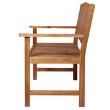 easycomfort easycomfort panchina da giardino terrazzo a 2 posti in legno marrone 120 x 65 x 91 5 cm ean 8054144135656