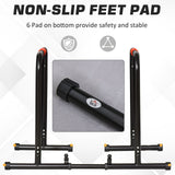 easycomfort easycomfort parallele fitness per esercizi in acciaio nero con larghezza regolabile 89 99 cm ean 8054111842778