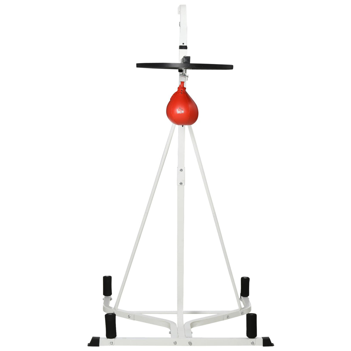 easycomfort easycomfort piattaforma con pera da boxe per allenamento in acciaio punching ball rossa 115x163x224cm ean 8054111848534