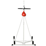 easycomfort easycomfort piattaforma con pera da boxe per allenamento in acciaio punching ball rossa 115x163x224cm ean 8054111848534