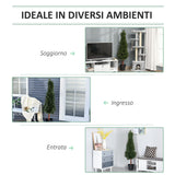 easycomfort easycomfort pino artificiale con vaso pianta finta per interno ed esterno 150cm ean 8054144137858