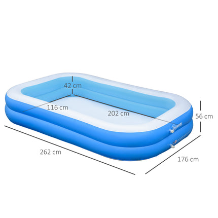 immagine-3-easycomfort-easycomfort-piscina-gonfiabile-rettangolare-da-esterni-per-1-2-adulti-in-pvc-resistente-2-camere-daria-e-valvola-di-scarico-262x176x56cm-blu