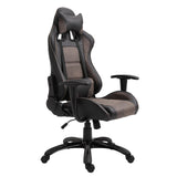 easycomfort easycomfort poltrona da gaming e ufficio con schienale alto ergonomico marrone e nero ean 8054144135403