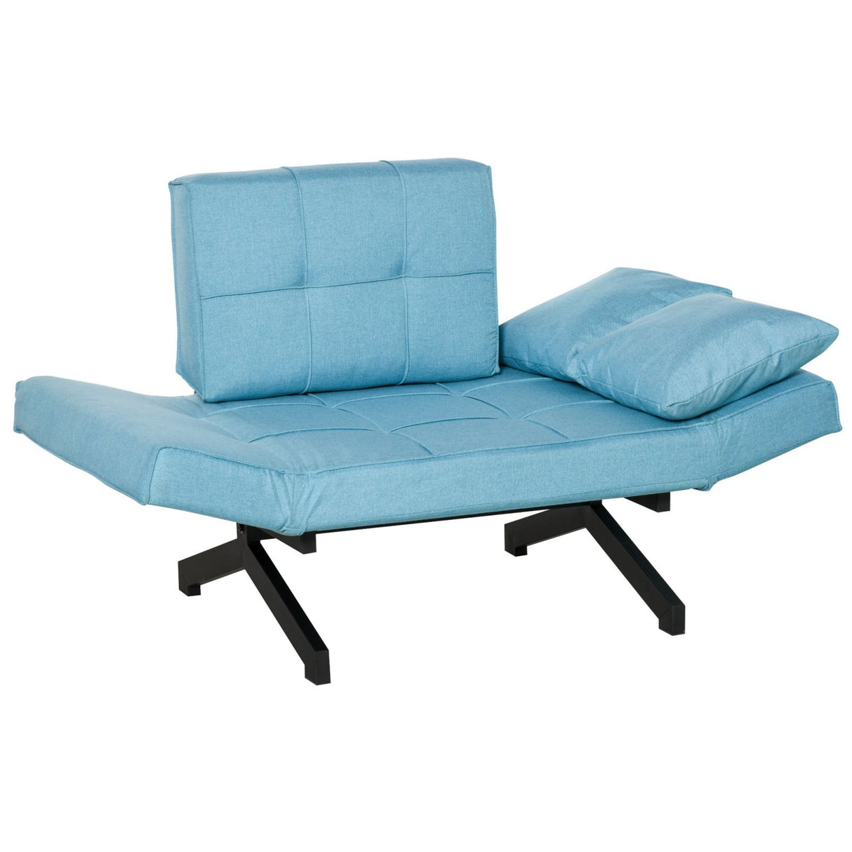 easycomfort easycomfort poltrona letto arredamento moderno per soggiorno e ufficio 87x69x69cm azzurro ean 8055776916279