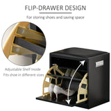 easycomfort easycomfort pouf portascarpe con cassetto scarpiera salvaspazio con seduta imbottita ean 8054111842419