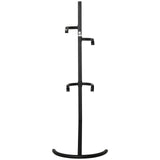 easycomfort easycomfort rastrelliera verticale portabiciclette in acciaio nero con altezza regolabile per 2 biciclette max 40 kg ean 8054111845779