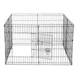 easycomfort easycomfort recinto per cani gatti cuccioli roditori recinzione rete gabbia 8 pezzi 61 x 61cm nero ean 8054111840927