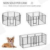 easycomfort easycomfort recinto per cani per animali domestici 8 pezzi 80x100cm ean 8054144135182