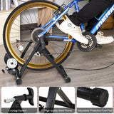 easycomfort easycomfort rullo per bici con 8 livelli di resistenza magnetica pieghevole in metallo nero