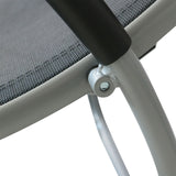 easycomfort easycomfort sdraio in alluminio e texilene con braccioli e poggiatesta nero ean 8054111847568