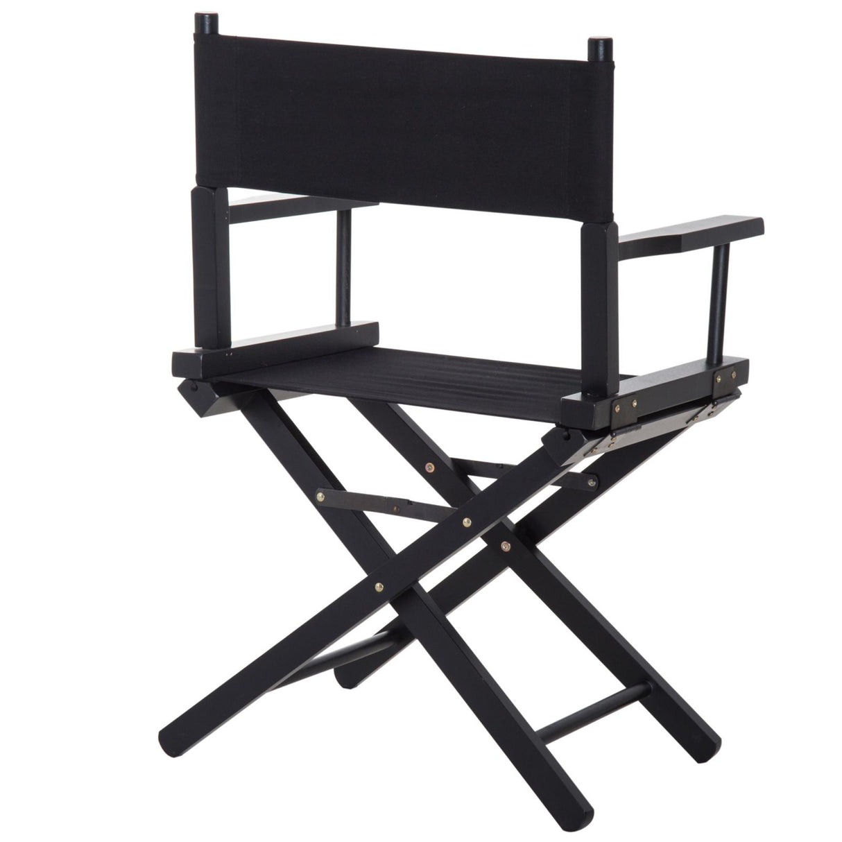 easycomfort easycomfort sedia da regista in legno di faggio e seduta in tessuto oxford nero ean 8054144134550