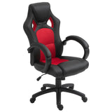 easycomfort easycomfort sedia da ufficio stile gaming rosso e nero
