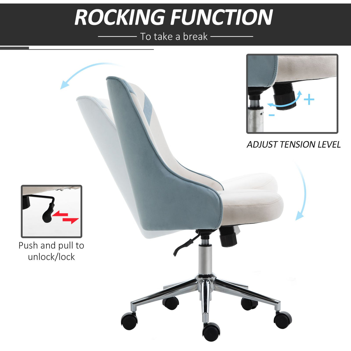 easycomfort easycomfort sedia ufficio girevole sedia da gaming basculante per ufficio e casa altezza regolabile beige ean 8055776911076