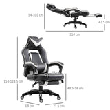 easycomfort easycomfort sedie da ufficio sedie da gaming ergonomica con rotelle in ecopelle bianco e nero ean 8055776916033