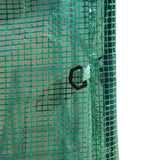 easycomfort easycomfort serra a tunnel 2 ripiani porta vasi copertura pe struttura in acciaio 214 x143 x195cm ean 8054144134765