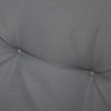 easycomfort easycomfort set 2 pezzi cuscino per sedia da giardino con schienale alto in poliestere grigio scuro 100 x 48cm ean 8054111848985