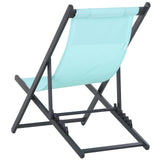 easycomfort easycomfort set 2 sedie sdraio pieghevoli in alluminio e texilene azzurro ean 8054144133683