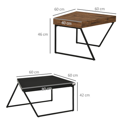 immagine-3-easycomfort-easycomfort-set-2-tavolini-da-caffe-in-truciolato-e-acciaio-tavolo-nero-80x60x42-cm-e-tavolo-marrone-60x60x46-cm