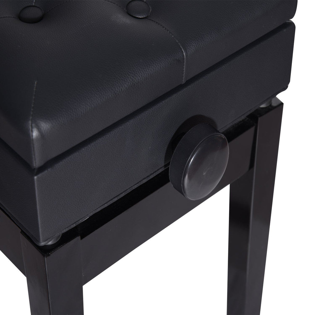 easycomfort easycomfort sgabello panchetta panchina sedia per pianoforte con vano portaoggetti altezza regolabile 54 5x33x48 58cm nero ean 8055776913476