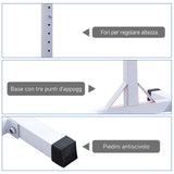 easycomfort easycomfort supporto bilanciere porta manubri per pesistica max 200kg ean 8054111843874