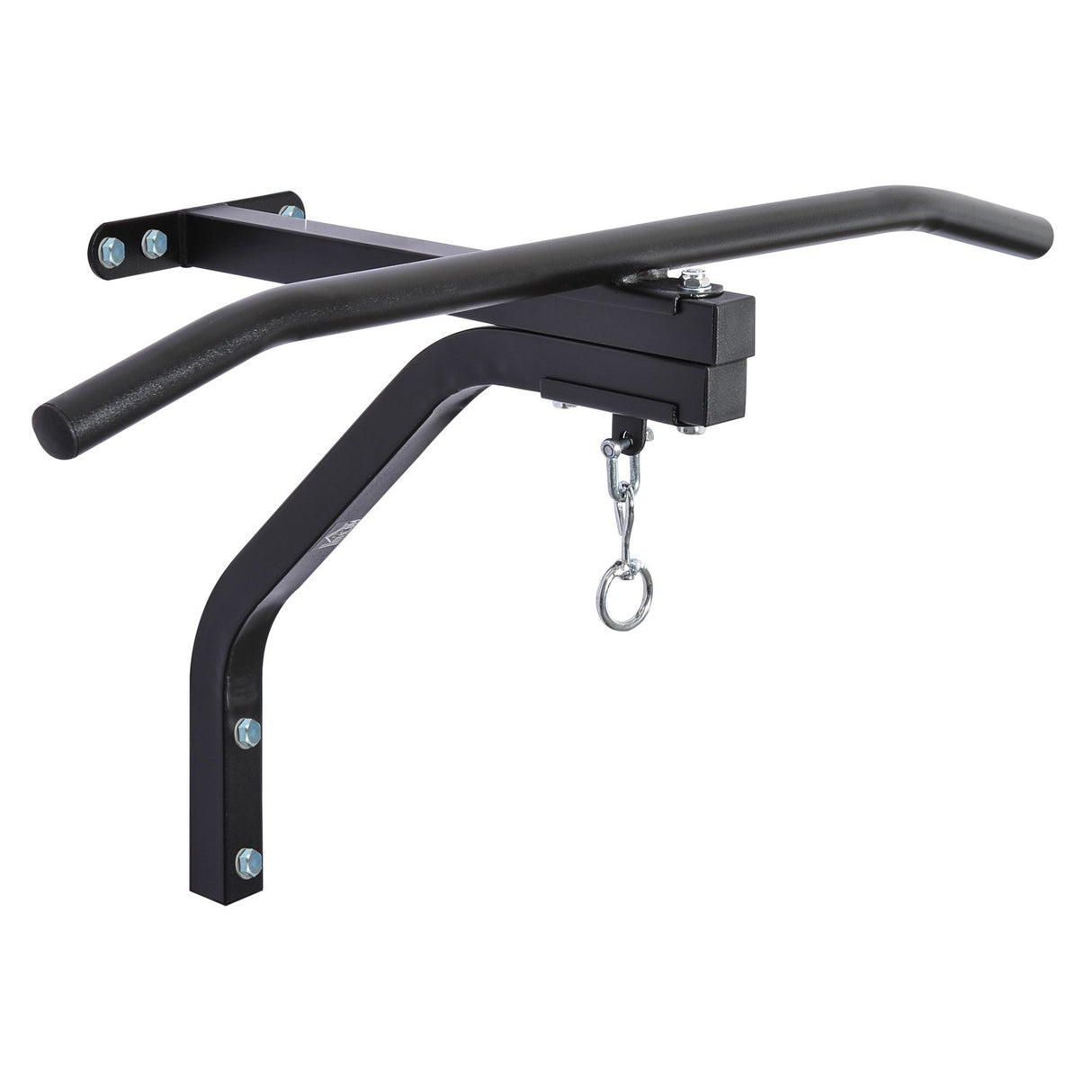 easycomfort easycomfort supporto per sacco da boxe barra pull up per sollevamento portata 130kg in acciaio nero 93x47x51cm ean 8054111840798