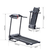 easycomfort easycomfort tapis roulant elettrico tapirulan salvaspazio con schermo lcd pieghevole per allenamento a casa velocita 10kmh nero ean 8055776910161