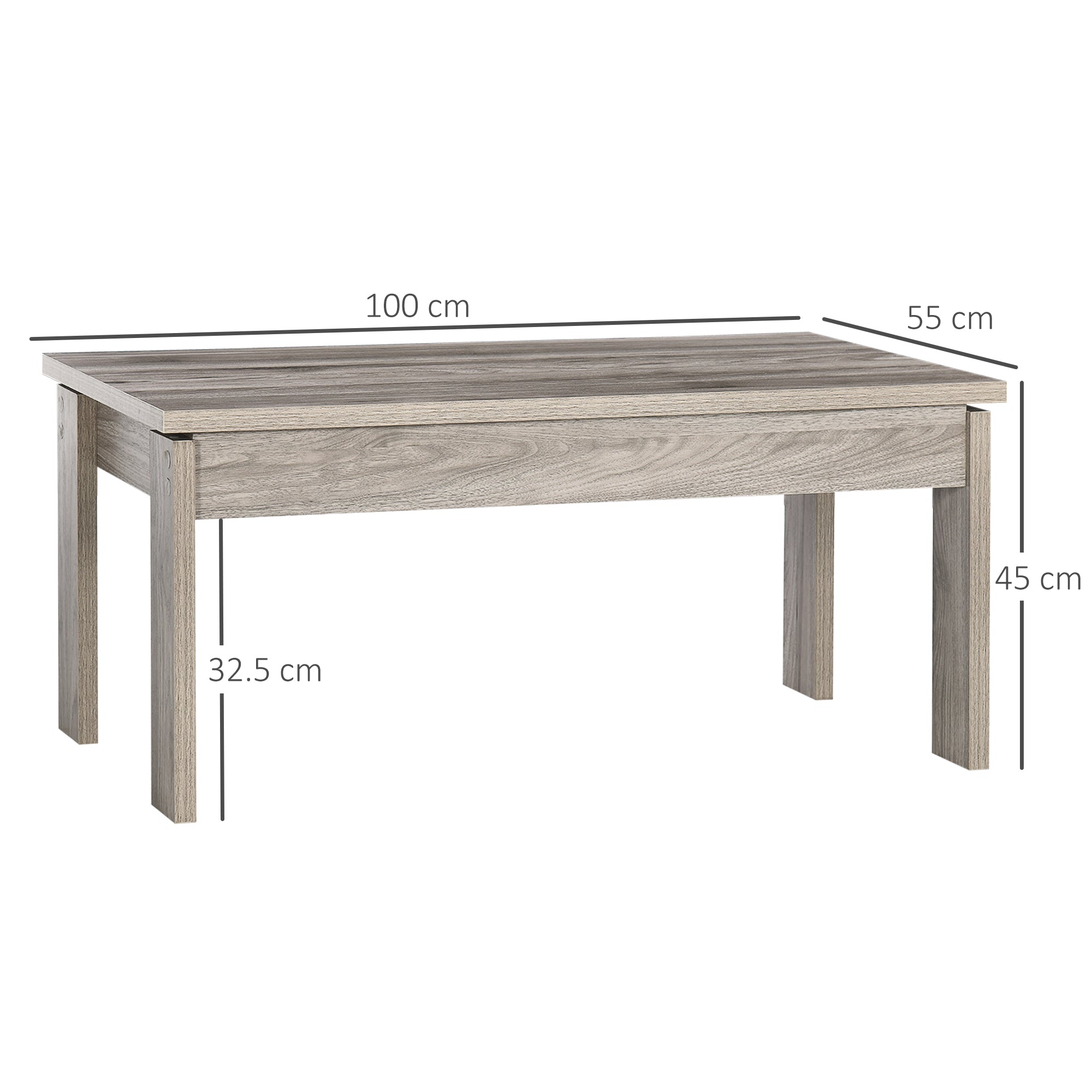 Berlioz créations - Tavolino basso americano con funzione bar, pannelli di  particelle, 113 x 40 x 60 cm, colore: Nero lucido : : Casa e cucina