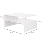 easycomfort easycomfort tavolino da salotto basso 2 livelli arredamento moderno legno e alluminio ean 8054111846462