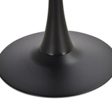 easycomfort easycomfort tavolo da cocktail minimal rotondo con base in metallo nero d70 x 73 cm ean 8054144134130