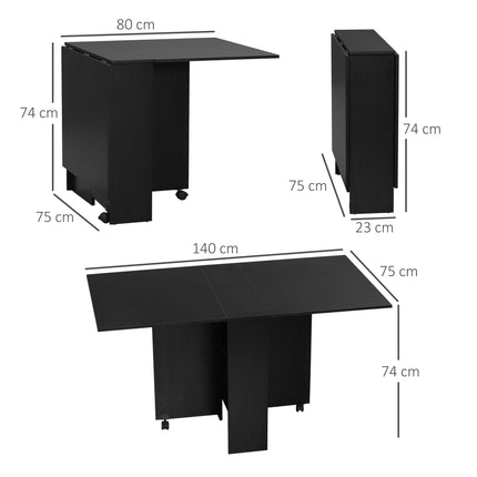 immagine-3-easycomfort-easycomfort-tavolo-pieghevole-in-legno-per-4-6-persone-con-ruote-75x140x74cm-nero