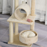easycomfort easycomfort tiragraffi per gatti multi attivita con palla amaca in sisal e peluche 121cm ean 8054111843836