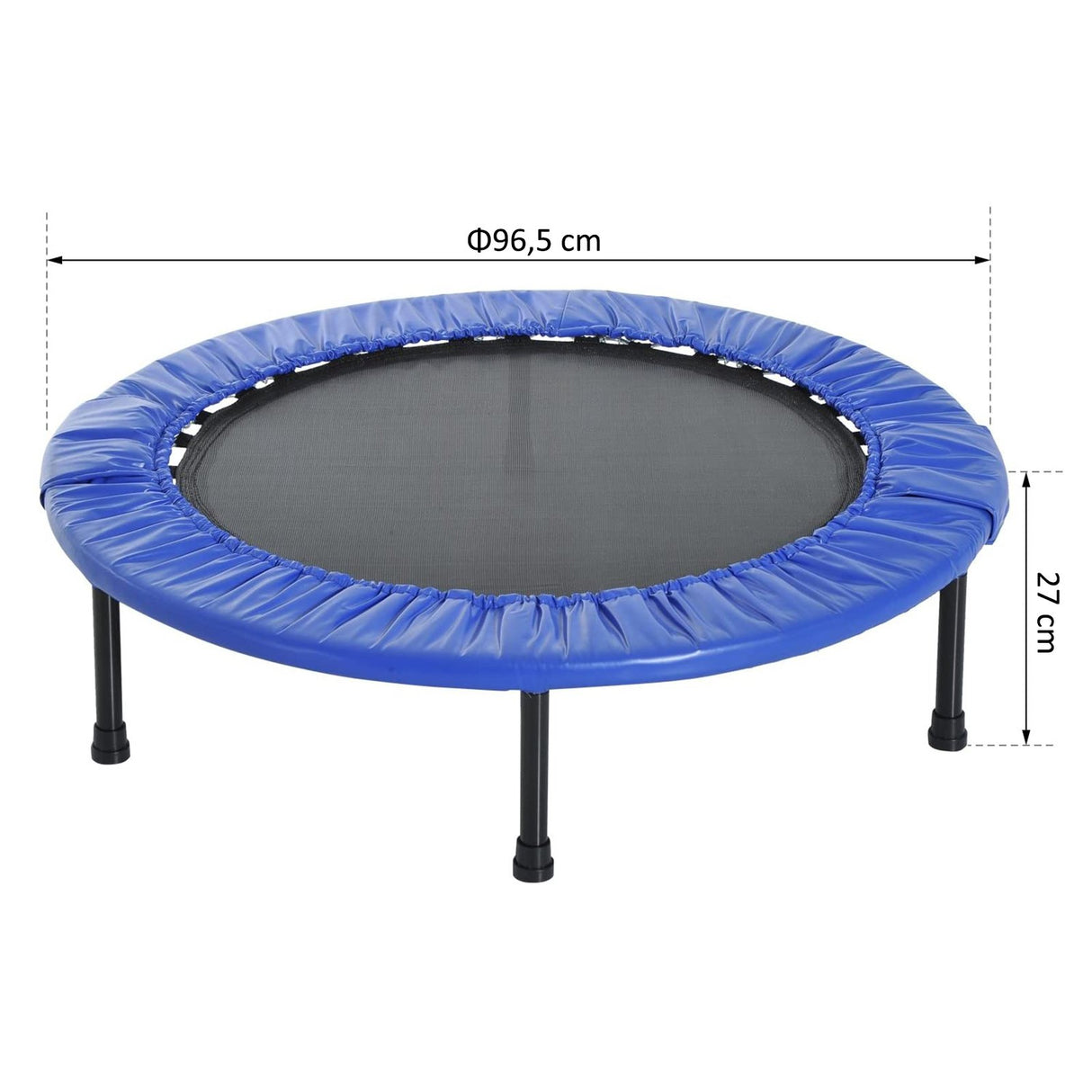 easycomfort easycomfort trampolino tappetino elastico fitness pieghevole 96 5x22 5cm ean 8054144131856
