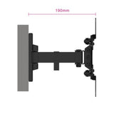ewent supporto a parete ewent easy turn tv wall mount m con 2 punti di snodo modello ew1521