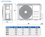 ferroli climatizzatore condizionatore ferroli trial split inverter serie diamant m 779 con 27 3 r 32 wi fi integrato 700070009000 novita
