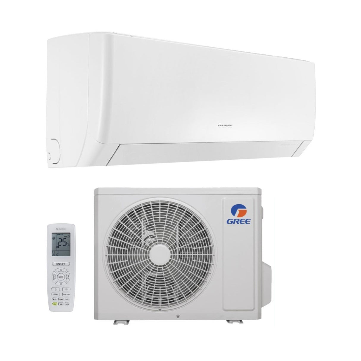 gree climatizzatore condizionatore gree inverter serie pular 9000 btu gwh09agb k6dna1bi r 32 wi fi integrato aa