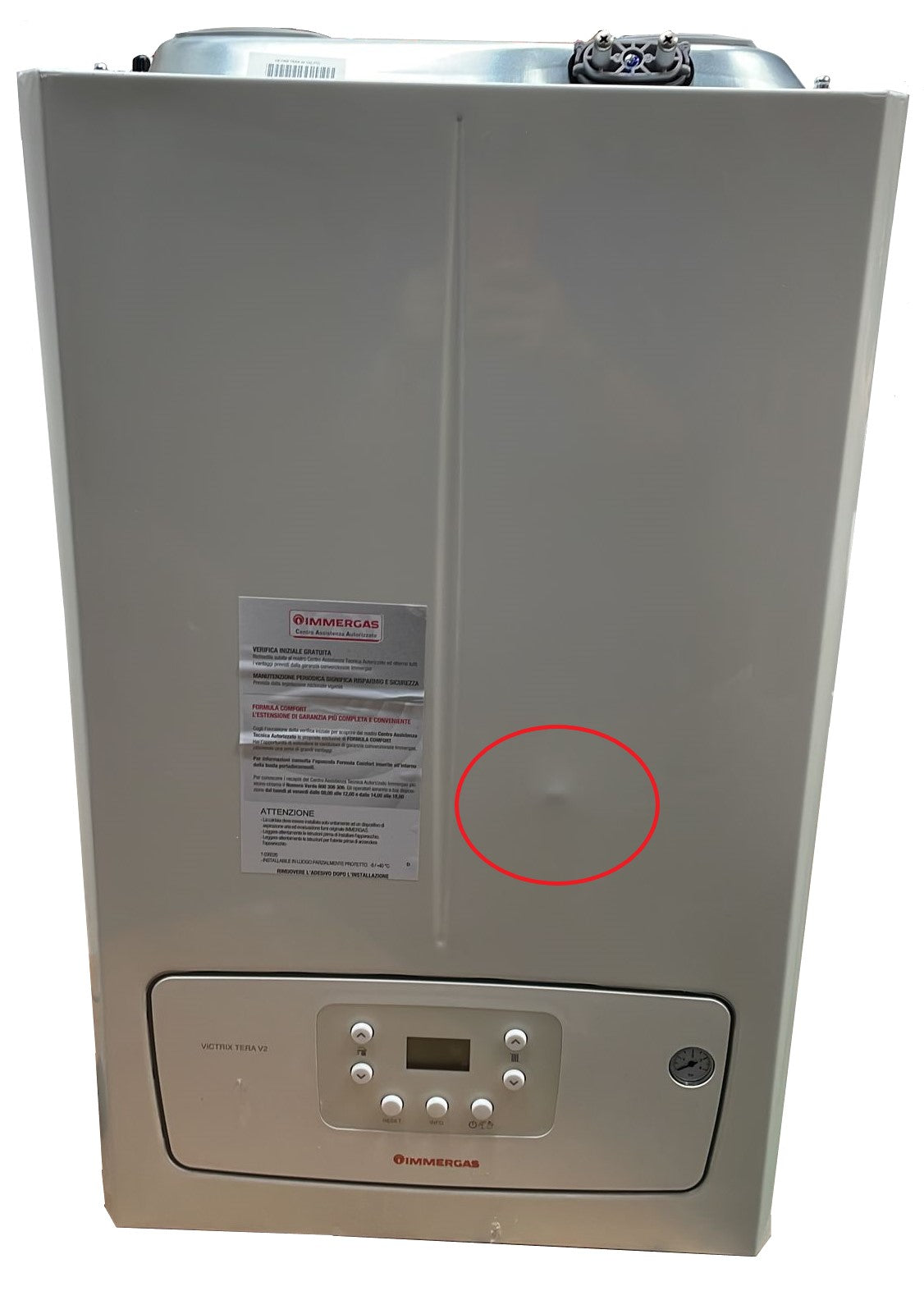 immergas area occasioni caldaia a condensazione immergas victrix tera 24 v2 low nox gpl completo di kit scarico fumi 1