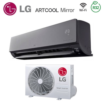 immagine-3-lg-climatizzatore-condizionatore-lg-inverter-serie-artcool-mirror-12000-btu-ac12bk-r-32-wi-fi-integrato-uv-nano-voice-control-classe-aa