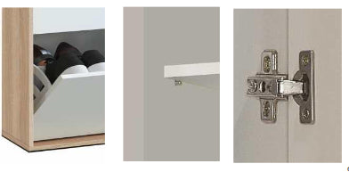 no brand scarpiera 3 ribalte 1 anta 106x22x115 cm