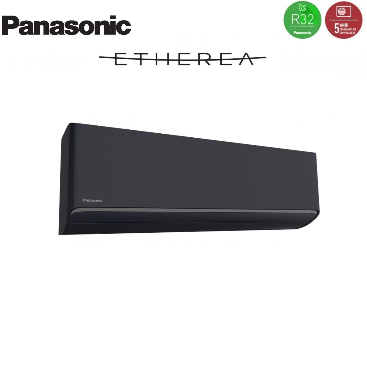 panasonic climatizzatore condizionatore panasonic trial split inverter serie etherea dark 9912 con cu 3z68tbe r 32 wi fi integrato colore grigio grafite 9000900012000