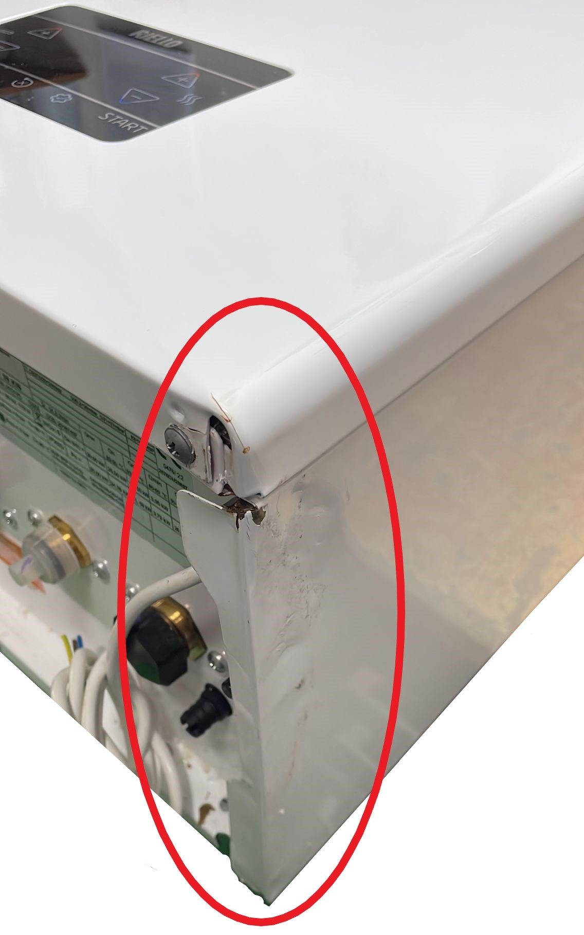 riello area occasioni caldaia a condensazione riello start 30 kis low nox 20187407 metano completa di kit scarico fumi