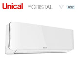 unical climatizzatore condizionatore unical quadri split inverter serie air cristal 10131318 con kmx4 36he r 32 wi fi optional 10000130001300018000