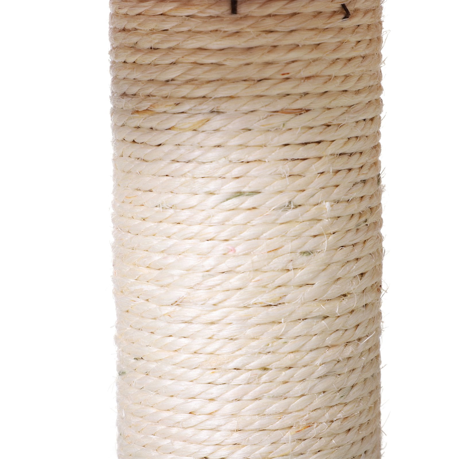 PawHut Albero Tiragraffi per gatto con 2 Pali in Legno e Sisal e Cuscini su  3 Livelli 50 x 40 x 91cm