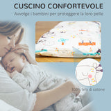 easycomfort easycomfort altalena per bambini 6 36 mesi in legno e cotone 70x45x160cm grigio